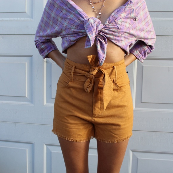 🚨END OF SUMMER SALE// Desert orange Shorts - Picture 4 of 8